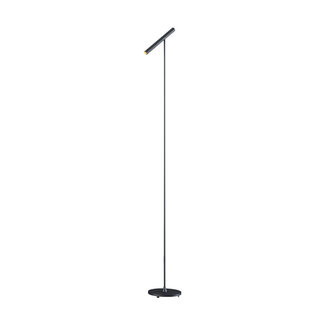 Artdelight Moderne LED Design Vloerlamp Zwart | Artdelight Kansas