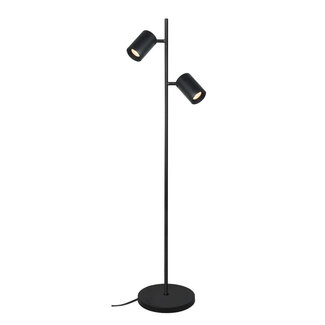 Artdelight Moderne Vloerlamp Zwart met twee GU10 fittingen | Artdelight Megano 2L