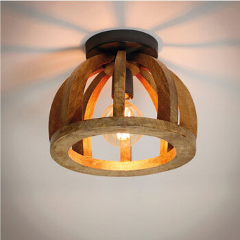 Plafondlampen van Hout