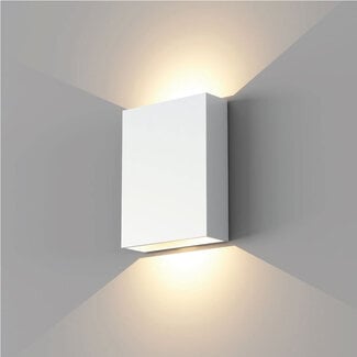 Artdelight Industriële LED Wandlamp Wit | Artdelight Memphis