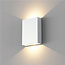 Industriële LED Wandlamp Wit | Artdelight Memphis