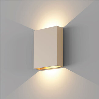 Artdelight Industriële LED Wandlamp Champagne | Artdelight Memphis