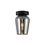 Moderne Glazen Plafondlamp 12,5cmØ met E27 Chroom | Artdelight Tombo