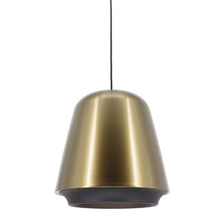 Artdelight Industriële Hanglamp met E27 fitting Brons/Zwart | Artdelight Santiago