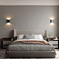 Moderne LED Wandlamp Dim to Warm Zwart | Artdelight Diaz Small