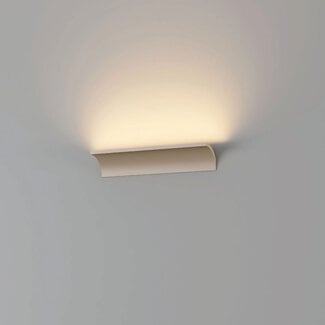 Artdelight 1-lichts Design LED Wandlamp Champagne | Artdelight Malibu