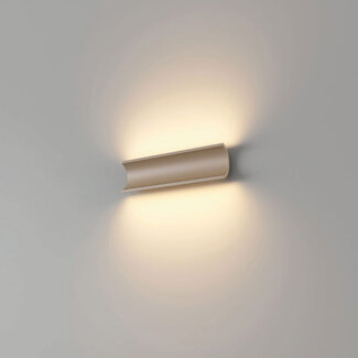 Artdelight 2-lichts Design LED Wandlamp Champagne | Artdelight Malibu
