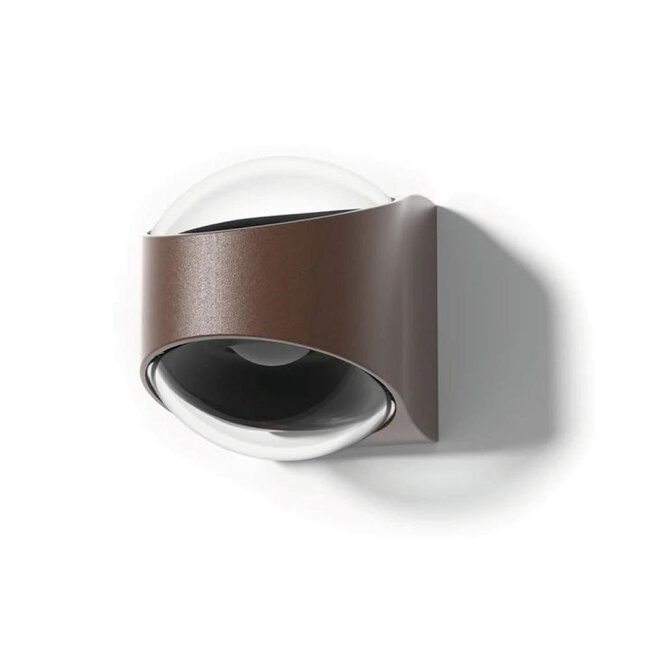 Robuuste LED Wandlamp Roestbruin | Artdelight London