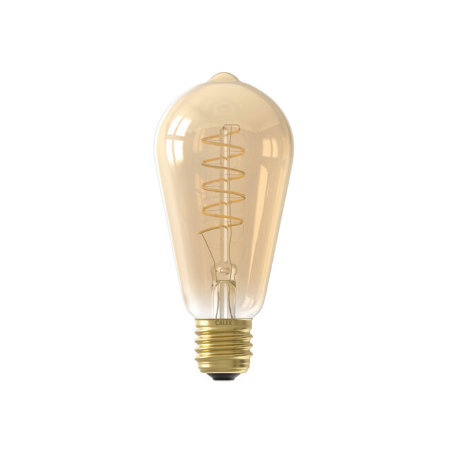 Dimbare E27 filament lichtbron Rustiek Gold | 3,8W - 250lm - 2100K | Calex