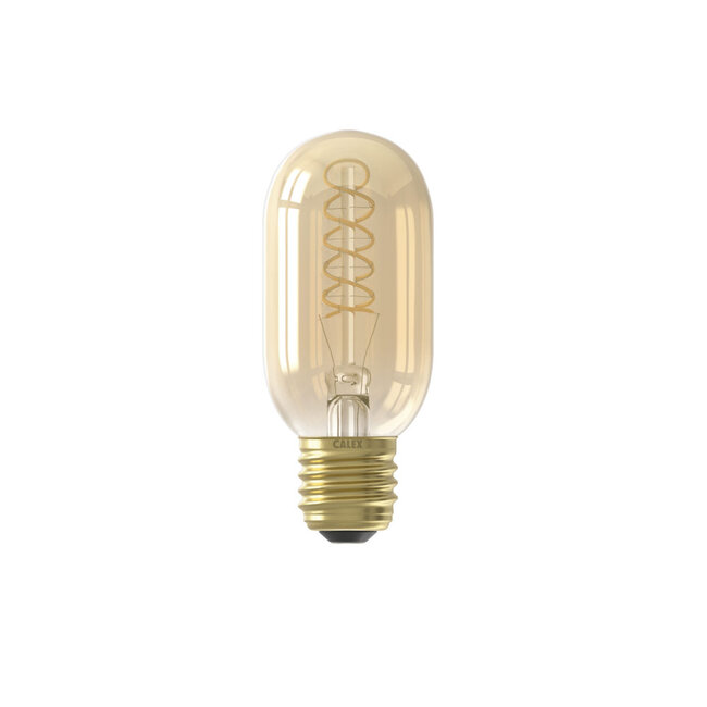 Dimbare E27 filament lichtbron Buis Gold | 3,8W - 250lm - 2100K | Calex