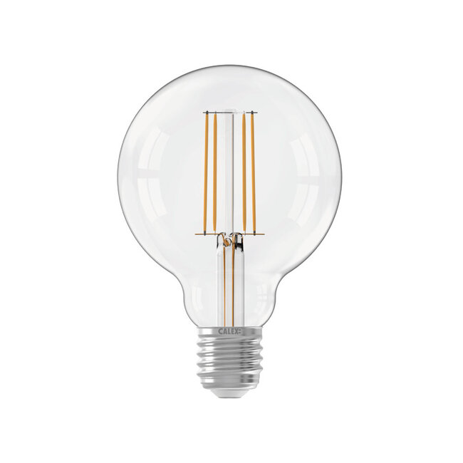Dimbare E27 filament lichtbron 95mm Clear | 3,5W - 470lm - 2300K | Calex