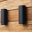 Ronde LED Wandlamp Zwart | Artdelight Brody 2
