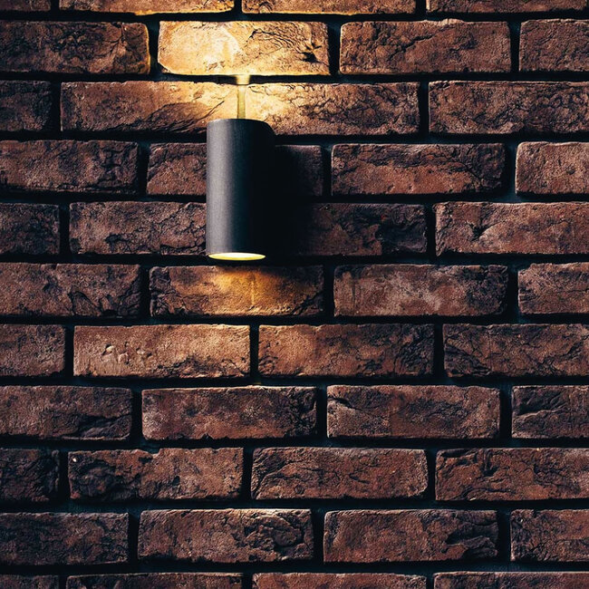 Ronde LED Wandlamp Zwart | Artdelight Brody 2