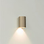 Ronde LED Wandlamp 1-lichts Champagne | Artdelight Brody 1
