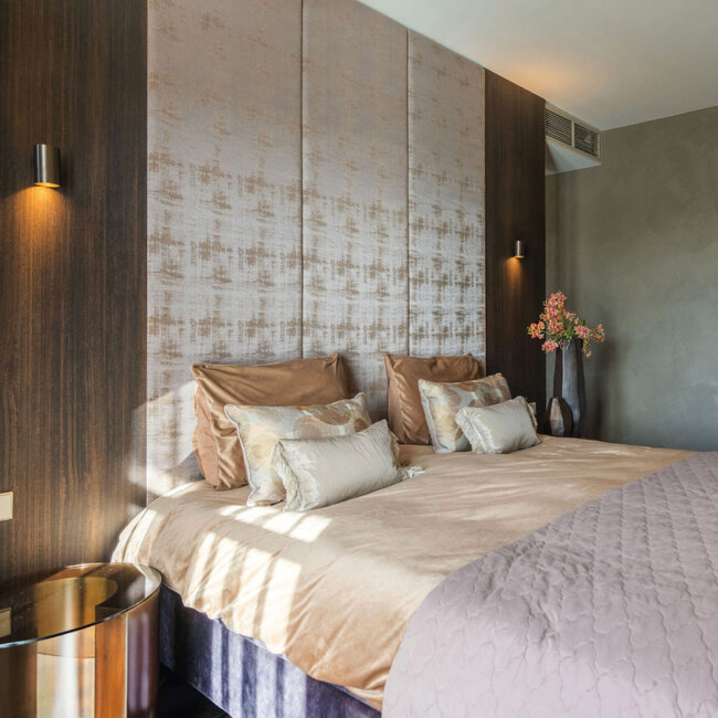 Ronde LED Wandlamp 1-lichts Donker Brons | Artdelight Brody 1