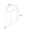 Moderne LED Wandlamp Wit | Artdelight Diaz Small
