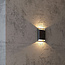Moderne LED Wandlamp Zwart/Mat Goud | Artdelight Diaz Small