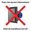 Moderne LED Wandlamp Staal Grijs | Artdelight Diaz Small