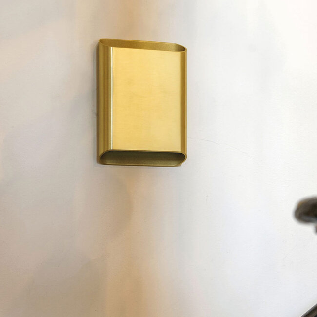 Moderne LED Wandlamp Goud | Artdelight Diaz Small