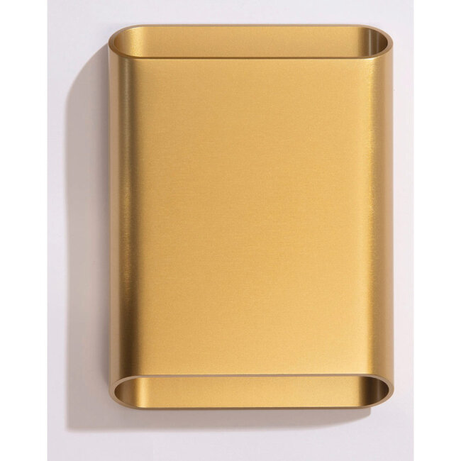 Moderne LED Wandlamp Warm Goud | Artdelight Diaz Small