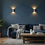 Moderne LED Wandlamp Donker Brons | Artdelight Diaz Small