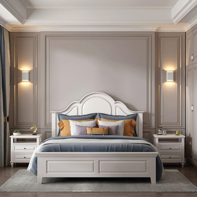 Moderne LED Wandlamp Wit | Artdelight Diaz Large