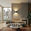 Moderne LED Wandlamp Donker Brons | Artdelight Diaz Large