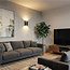 Moderne LED Wandlamp Dim to Warm Donker Antiek Brons | Artdelight Diaz Large