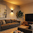 Moderne LED Wandlamp Dim to Warm Donker Antiek Brons | Artdelight Diaz Large