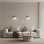 Moderne LED Wandlamp 1-lichts Champagne | Artdelight Diaz 1L