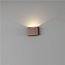 Moderne LED Wandlamp 1-lichts Donker Brons | Artdelight Diaz 1L