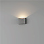 Moderne LED Wandlamp 1-lichts Staal Grijs | Artdelight Diaz 1L