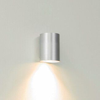 Artdelight Ronde Wandlamp 1-lichts Aluminium | Artdelight Roulo 1L