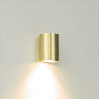Artdelight Ronde Wandlamp 1-lichts Goud | Artdelight Roulo 1L