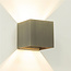 Industriële Kubus Wandlamp Antiek Brons | Artdelight Gymm