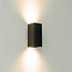 Industriële Rechthoekige Wandlamp Zwart | Artdelight Dante