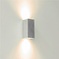 Industriële Rechthoekige Wandlamp Aluminium | Artdelight Dante
