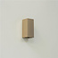 Industriële Rechthoekige Wandlamp Champagne | Artdelight Dante