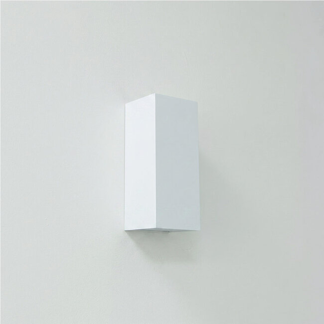 Industriële Rechthoekige Wandlamp XL Wit | Artdelight Dante