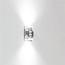 Industriële Rechthoekige Wandlamp XL Goud | Artdelight Dante