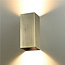 Industriële Rechthoekige Wandlamp XL Antiek Brons | Artdelight Dante