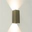 Industriële Rechthoekige Wandlamp XL Antiek Brons | Artdelight Dante