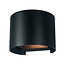 Industriële Ronde Wandlamp Zwart | Artdelight Gyro