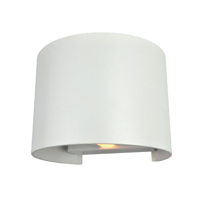 Industriële Ronde Wandlamp Wit | Artdelight Gyro