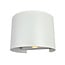 Industriële Ronde Wandlamp Wit | Artdelight Gyro