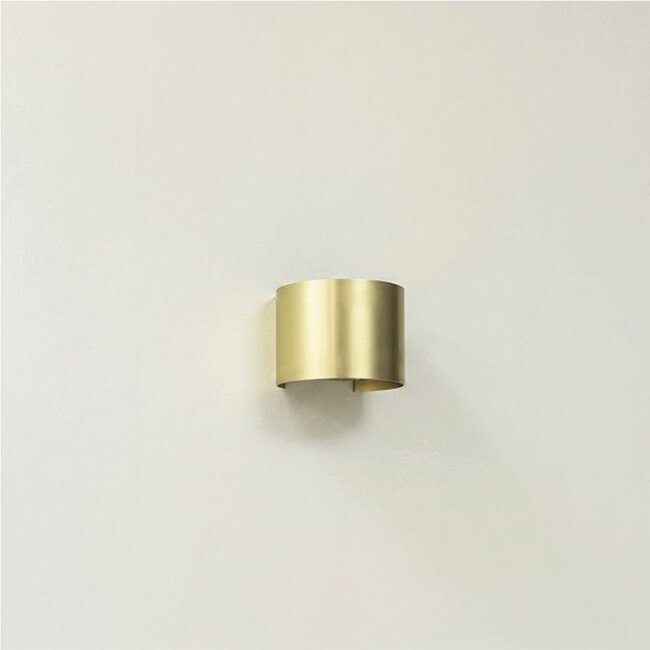 Industriële Ronde Wandlamp Goud | Artdelight Gyro