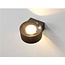 Moderne Ronde LED Wandlamp Antraciet | Artdelight Hudson