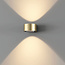 Moderne Ronde LED Wandlamp Goud | Artdelight Hudson