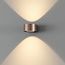 Moderne Ronde LED Wandlamp Donker Brons | Artdelight Hudson