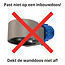 Moderne Ronde LED Wandlamp Champagne | Artdelight Hudson
